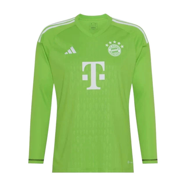 Camisa Bayern de Munique Goleiro III 23/24 manga longa - Torcedor Adidas Masculina - Verde