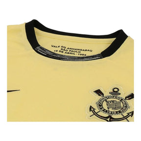 Camisa Corinthians III 23/24 - Torcedor Nike Feminina - Amarela com detalhes em preto
