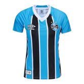 Camisa Grêmio I 25/26 - Torcedor Umbro Feminina - Azul e preta