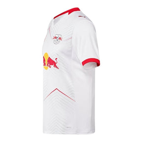 Camisa Red Bull Leipzig I 25/26 - Torcedor Puma Masculina - Branca com detalhes em vermelho