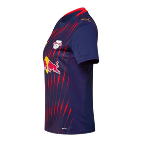 Camisa Red Bull Leipzig II 25/26 - Torcedor Puma Feminina - Azul com detalhes em vermelho