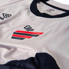 Camisa Athletico Paranaense II 25/26 - Torcedor Umbro Feminina - Branca com detalhes em preto