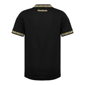 Camisa Botafogo II 24/25 - Torcedor Reebok Masculina - Preta com detalhes em amarelo