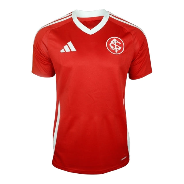Camisa Internacional I 25/26 - Torcedor Adidas Masculina - Vermelha com detalhes em branco