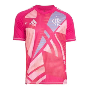 Camisa Flamengo Goleiro 25/26 - Torcedor Adidas Masculina - Rosa