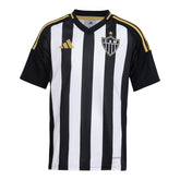 Camisa Atlético Mineiro I 25/26 - Torcedor Masculina - Preta com listras brancas