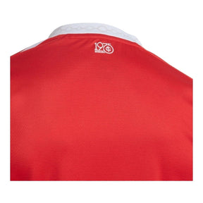 Camisa Internacional I 25/26 manga longa - Torcedor Adidas Masculina - Vermelha com detalhes em branco