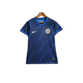 Camisa Chelsea II 23/24- Torcedor Nike Feminina - Azul com detalhes em preto