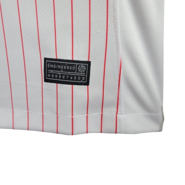 Camisa Seleção da França II 24/25 - Torcedor Nike Feminina - Branca com detalhes em azul e vermelho