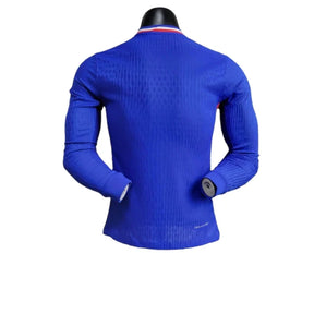 Camisa Seleção da França I 24/25 manga longa - Jogador Nike Masculina - Azul