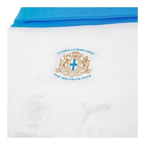 Camisa Olympique Marseille I 25/26 manga longa - Torcedor Puma Masculina - Branca e azul