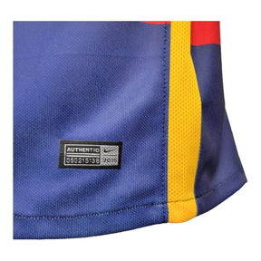 Camisa Retrô Barcelona I 15/16 - Masculina Nike - Azul com detalhes em vermelho e amarelo