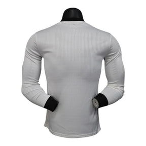 Camisa Seleção Alemanha Edição de Aniversário I 25/26 manga longa - Jogador Adidas Masculina - Branca com detalhes em preto