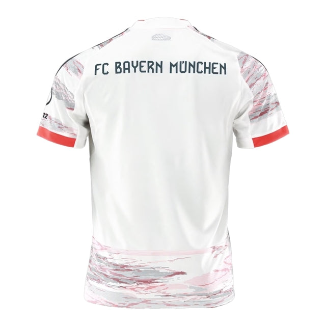 Camisa Bayern de Munique II 25/26 - Torcedor Adidas Feminina - Bege com detalhes em vermelho e azul