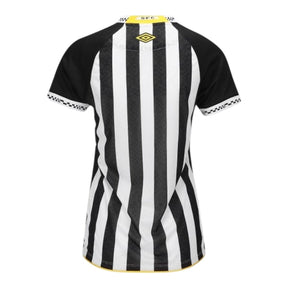 Camisa Santos II 25/26 - Torcedor Umbro Feminina - Branca e preta